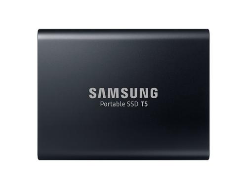 Samsung Portable T5 Series, MU-PA1T0B/EU, 1 TB 3D V-NAND Flash, Slim, USB type-C , Metal Black