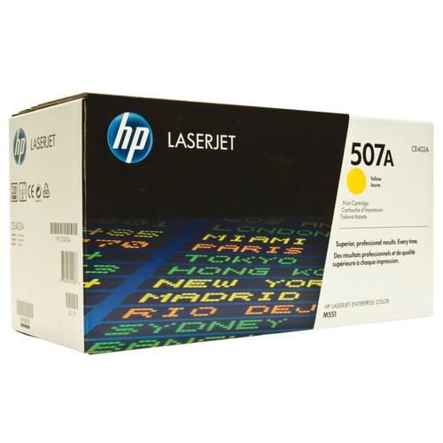 HP Консуматив 507A Original LaserJet cartridge; yellow; 6000 Page Yield ; 1 - pack; LaserJet Pro 500 color MFP M570/Enterprise 500 color MFP M575/Enterprise 500 color M551 CE402A