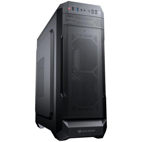 Chassis COUGAR MX331 Mesh-X, Mid Tower, MiniITX/MicroATX/ATX, 204 x 481 x 443 (mm), USB 3.0 x 1, USB 2.0 x 1, Mic x 1 / Audio x 1, Reset Button, Mesh Front Panel, 120mm x 1(Black fan x 1 pre-installed), Metal Left Panel, Maximum Number of Fans: 6 ma