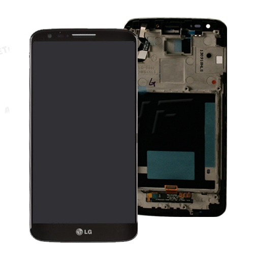 LG G2 D802 LCD with touch and frame Black