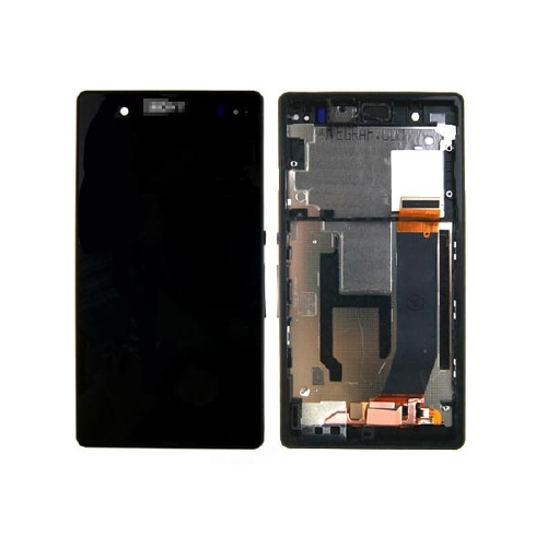 Sony Xperia Z2 D6502 LCD with touch and frame Black Original